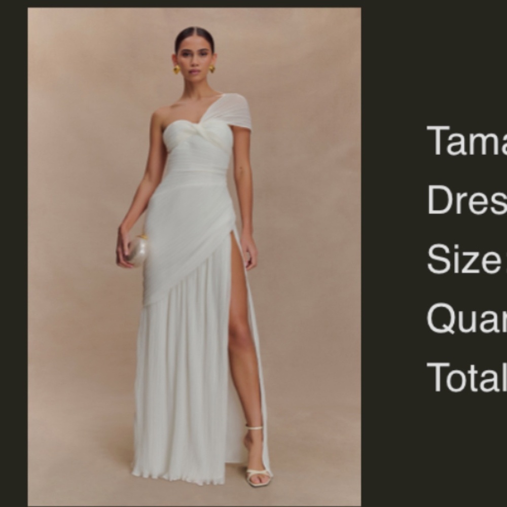 Meshki Tamara Dress 2XL (White)